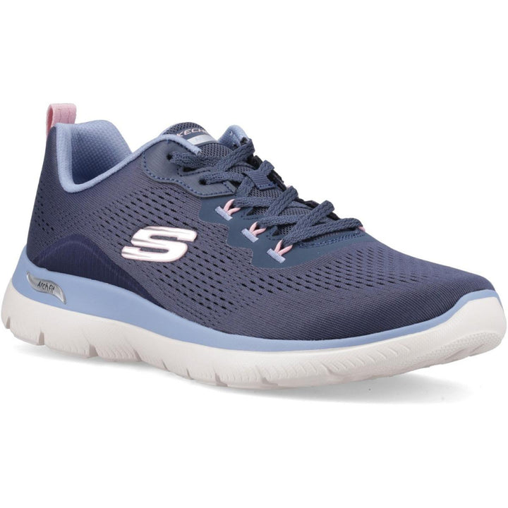 Skechers Arch Fit Summits Trainer Navy/Light