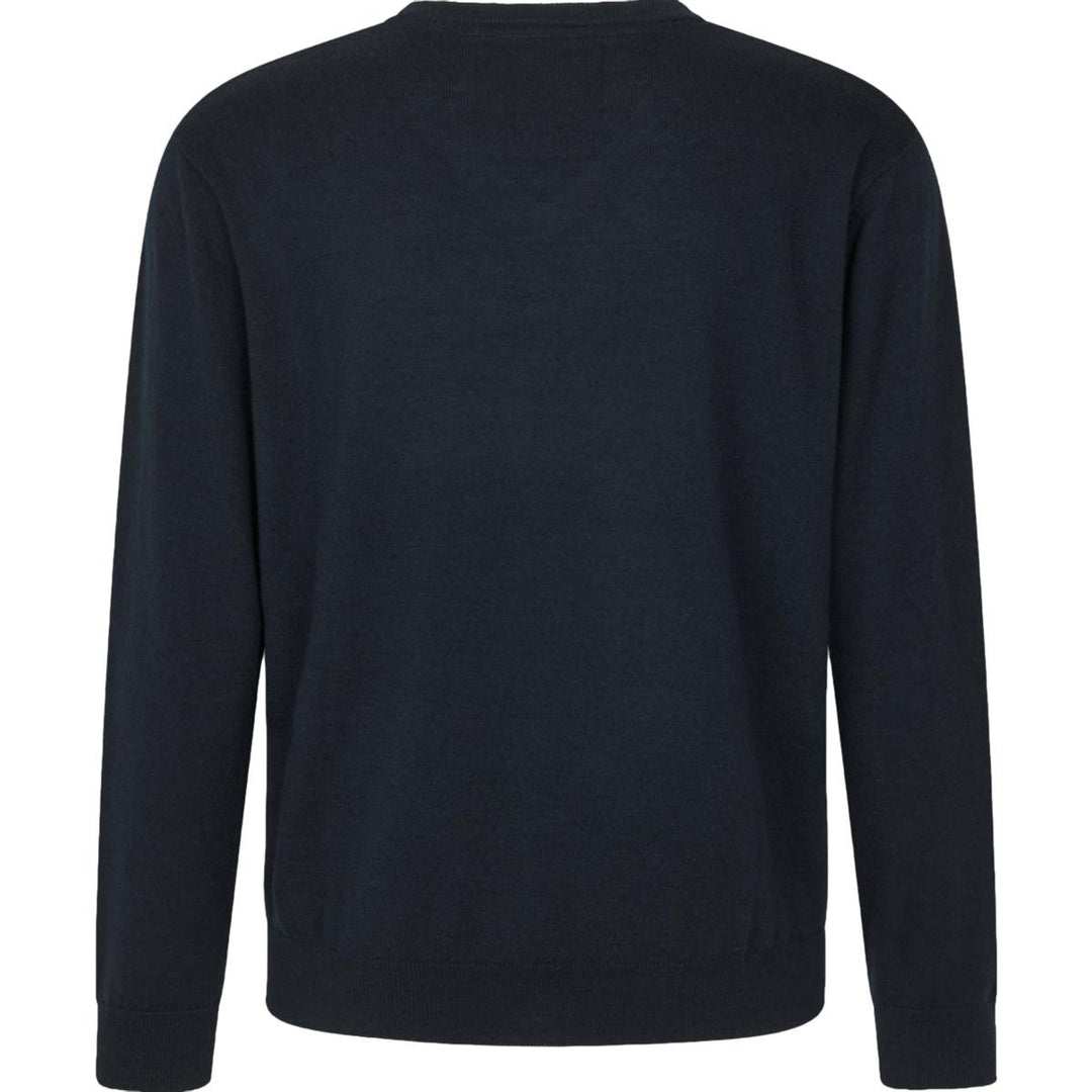 Seeland Pine V-Neck Pullover Dark Sapphire