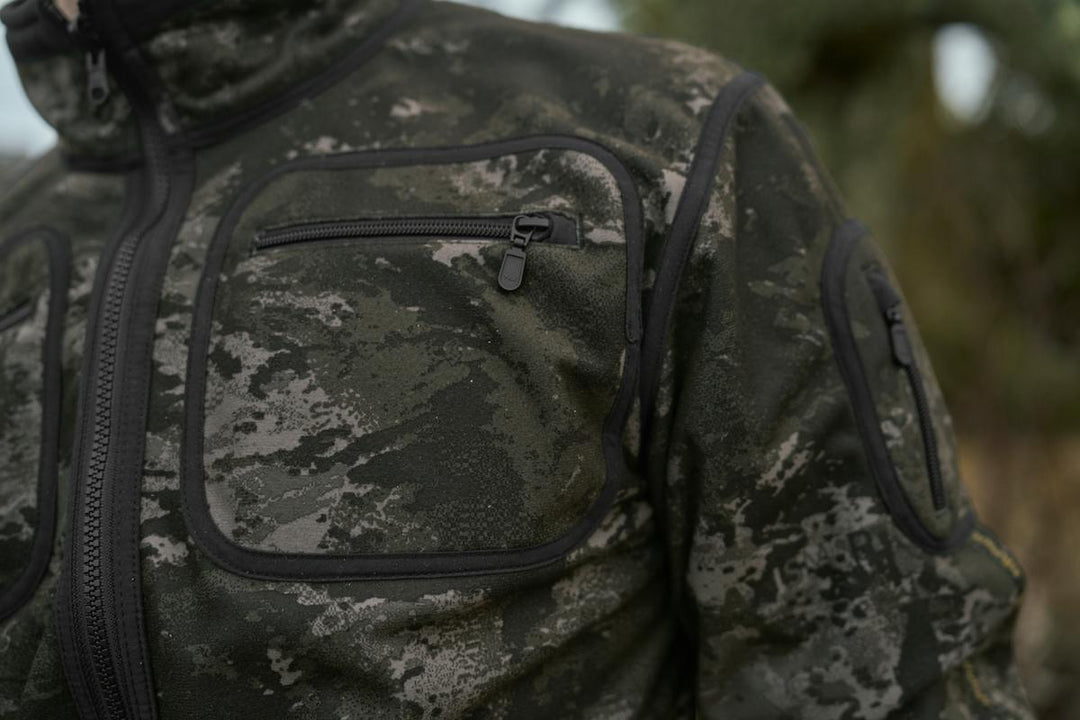 Harkila Kamko NOCTYX WSP rev. fleece jacket AXIS MSP®Black/W