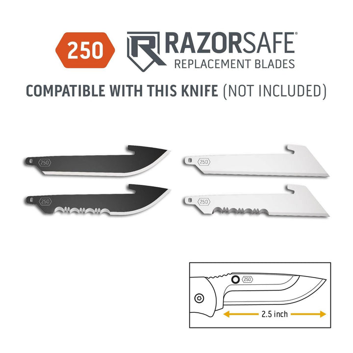 Outdoor Edge RazorWork 2.5in Replaceable Blade Folding Knife