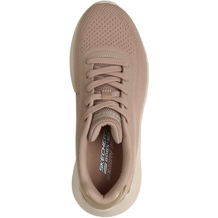 Skechers Bobs Squad Waves Current Look Trainers Taupe