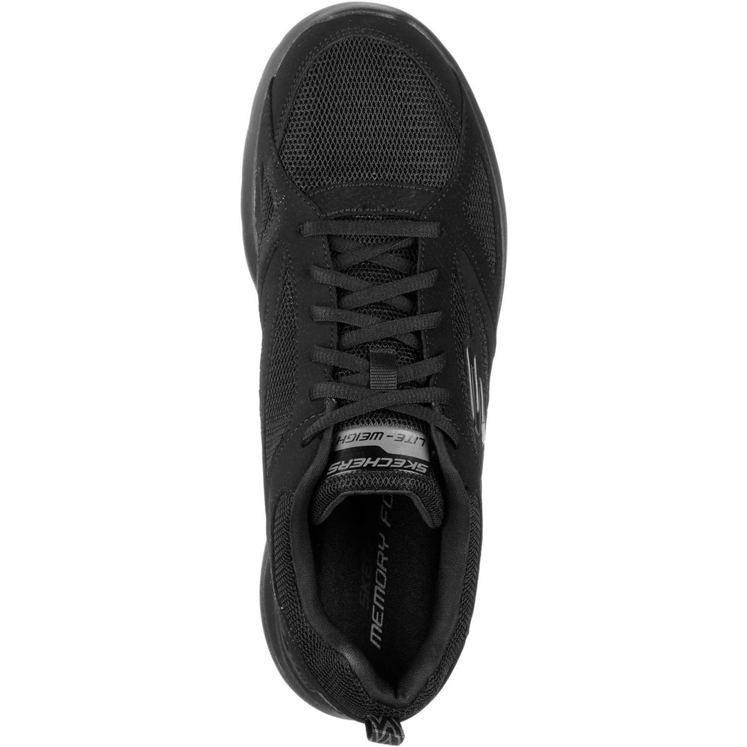 Dynamight 2.0 Lace Up Memory Foam Trainer Black