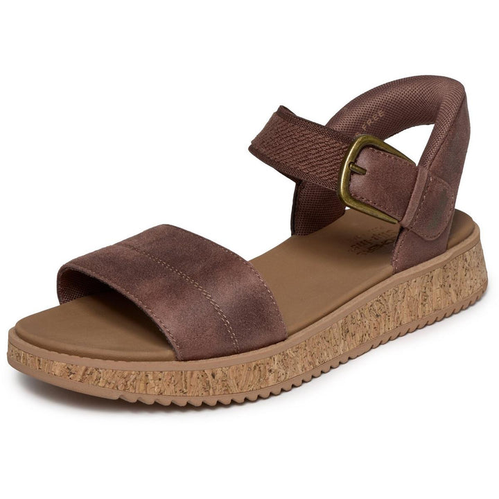 Skechers Bobs Sun Vibe Be Corky Sandal Chocolate