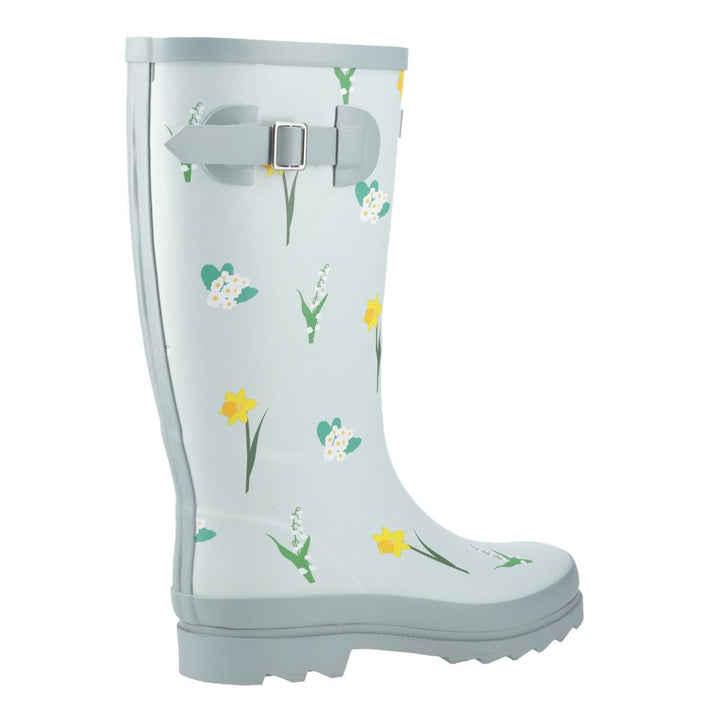 Cotswold Wildflower Tall Wellingtons Mint