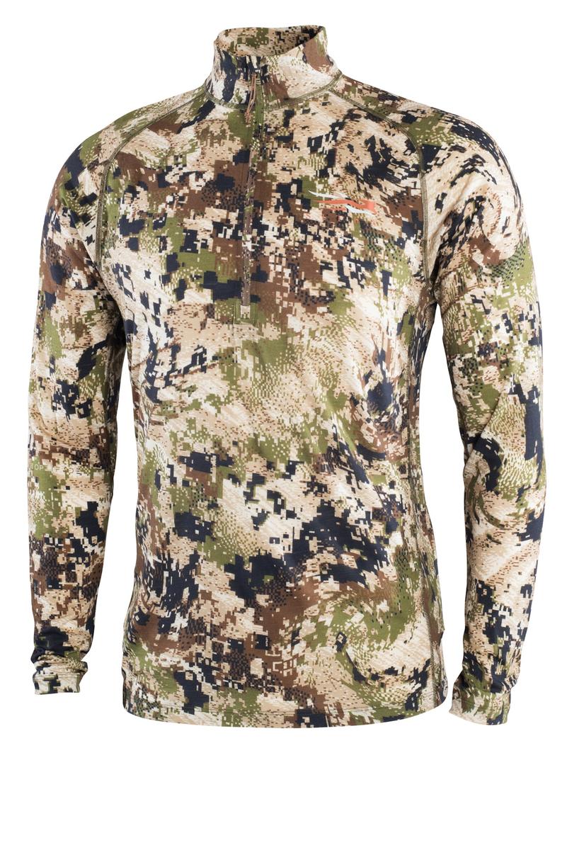 Sitka Merino CORE Ltwt Half-Zip Optifade Subalpine
