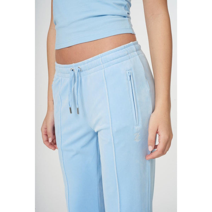 Juicy Couture Velour Track Pant Powder Blue