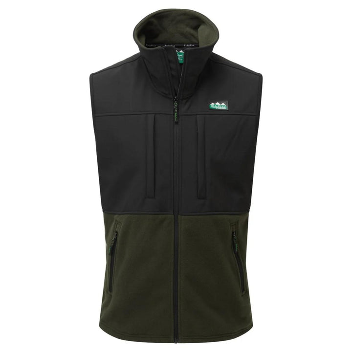 Ridgeline Mens Hybrid Vest Deep Forest/Black