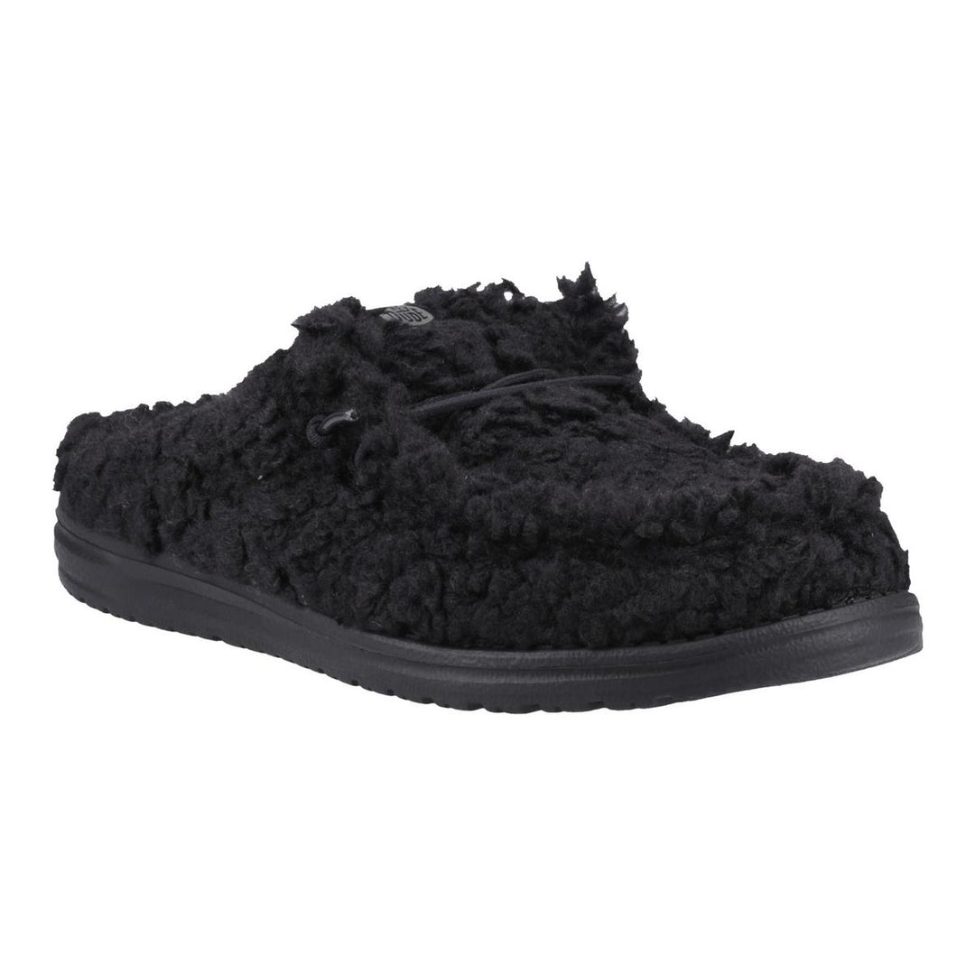 HEYDUDE Wally Slipper Black/Black