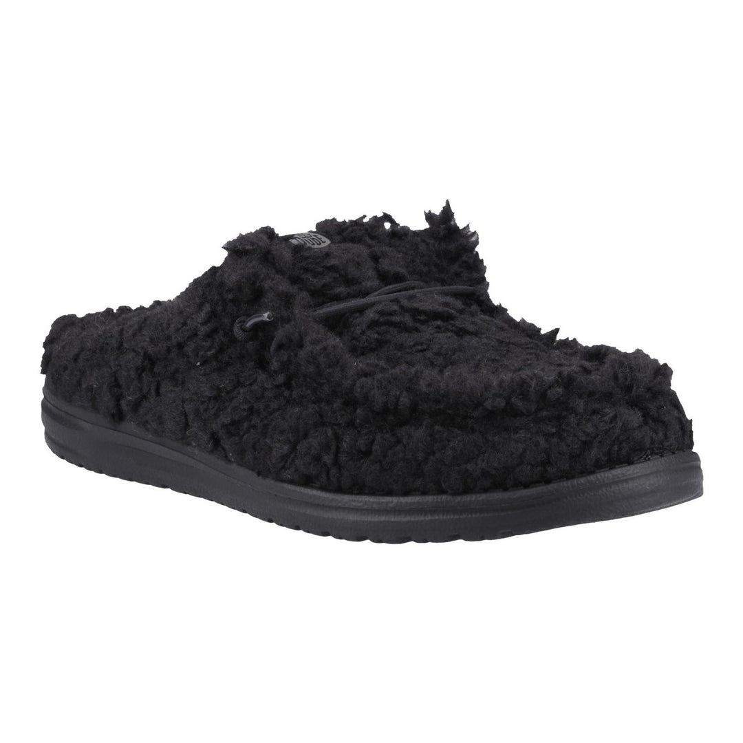 Wally Slipper Black/Black