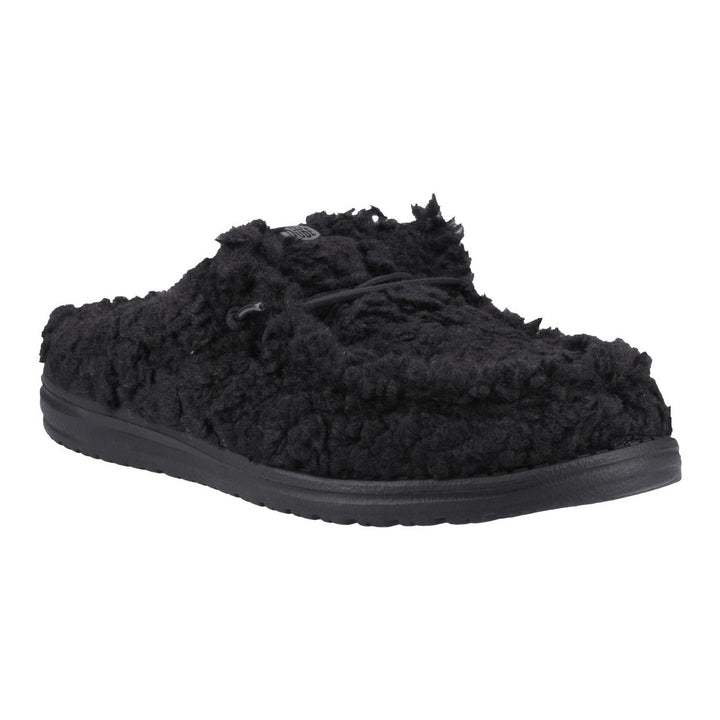 Wally Slipper Black/Black
