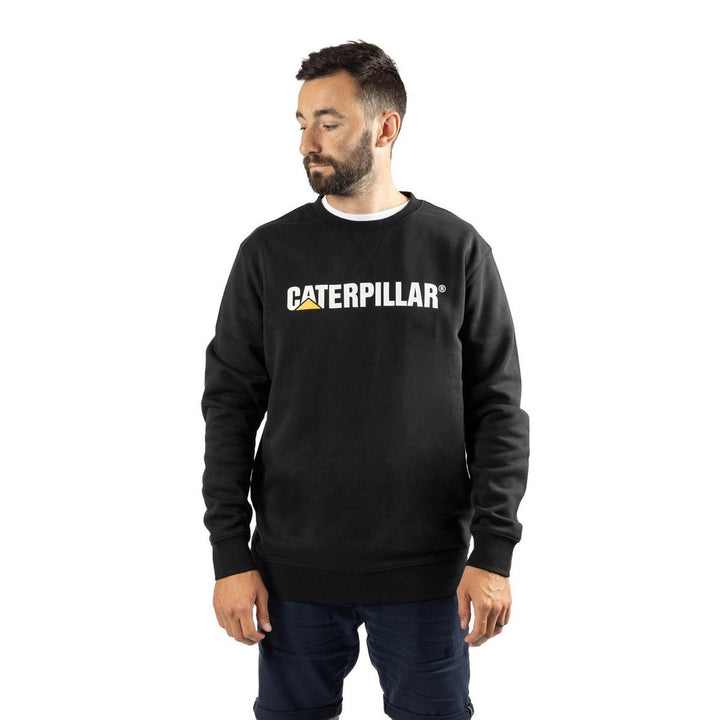 Caterpillar Midweight Crewneck Sweatshirt Black
