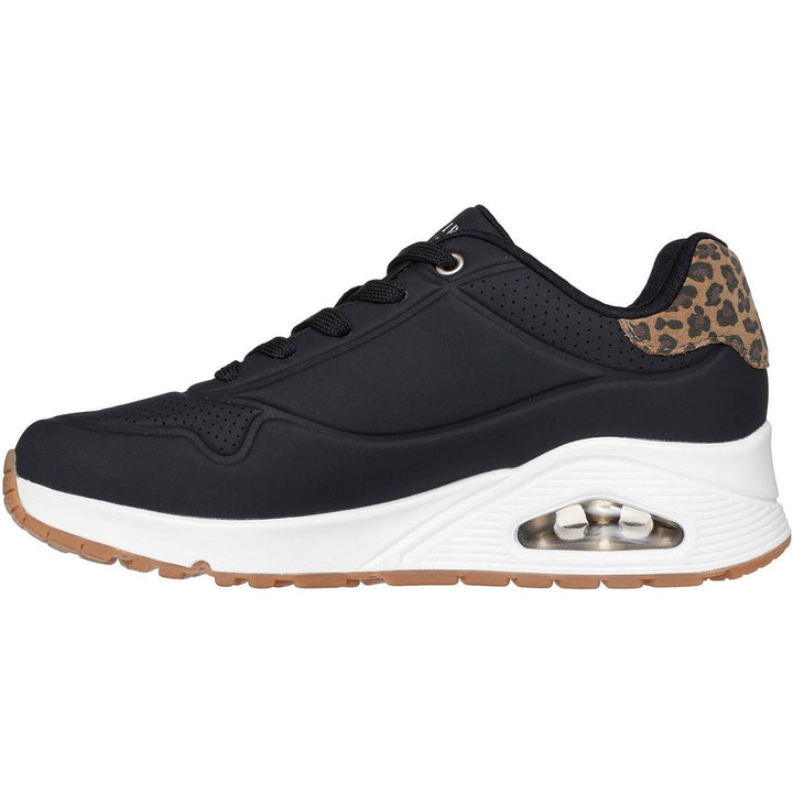 Skechers UNO - Jungle Nite Trainer Black/Leopard