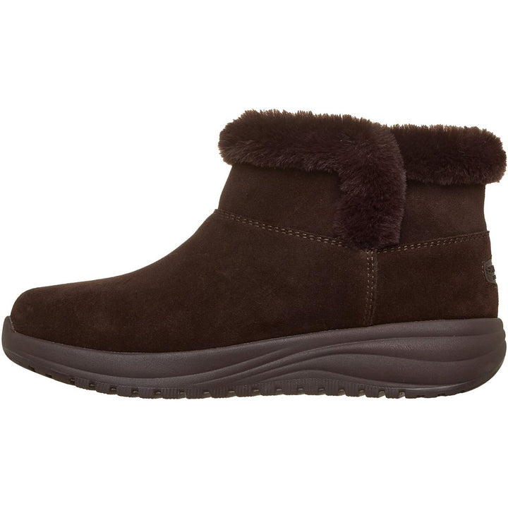 ON-THE-GO STELLAR COZY STEP Dark Brown Suede