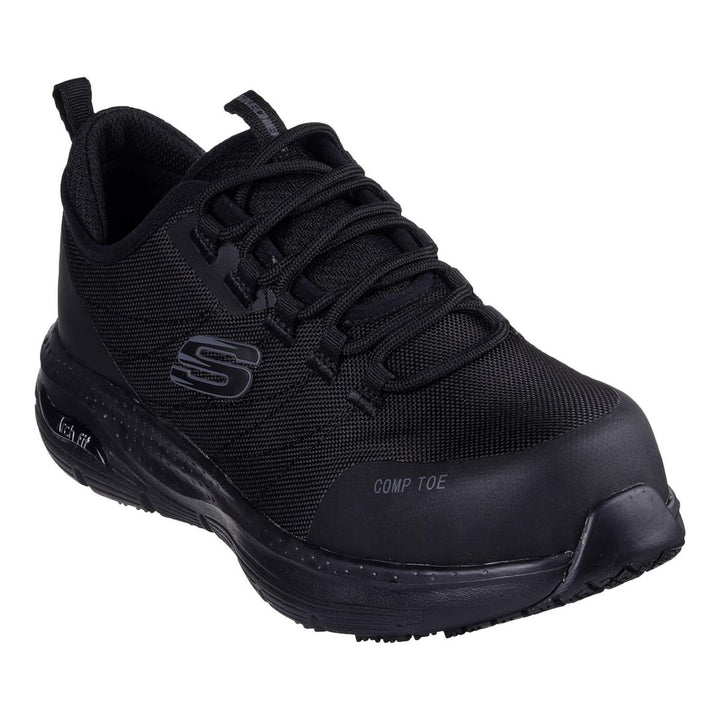 Skechers Workwear Arch Fit SR Ebinal Safety Trainers Black