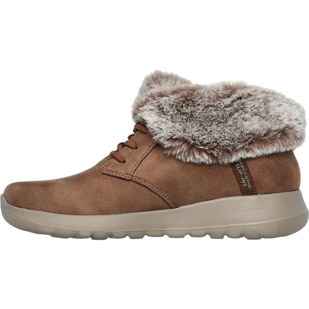 Skechers On-the-GO Joy Cozy Charm Boot Chestnut