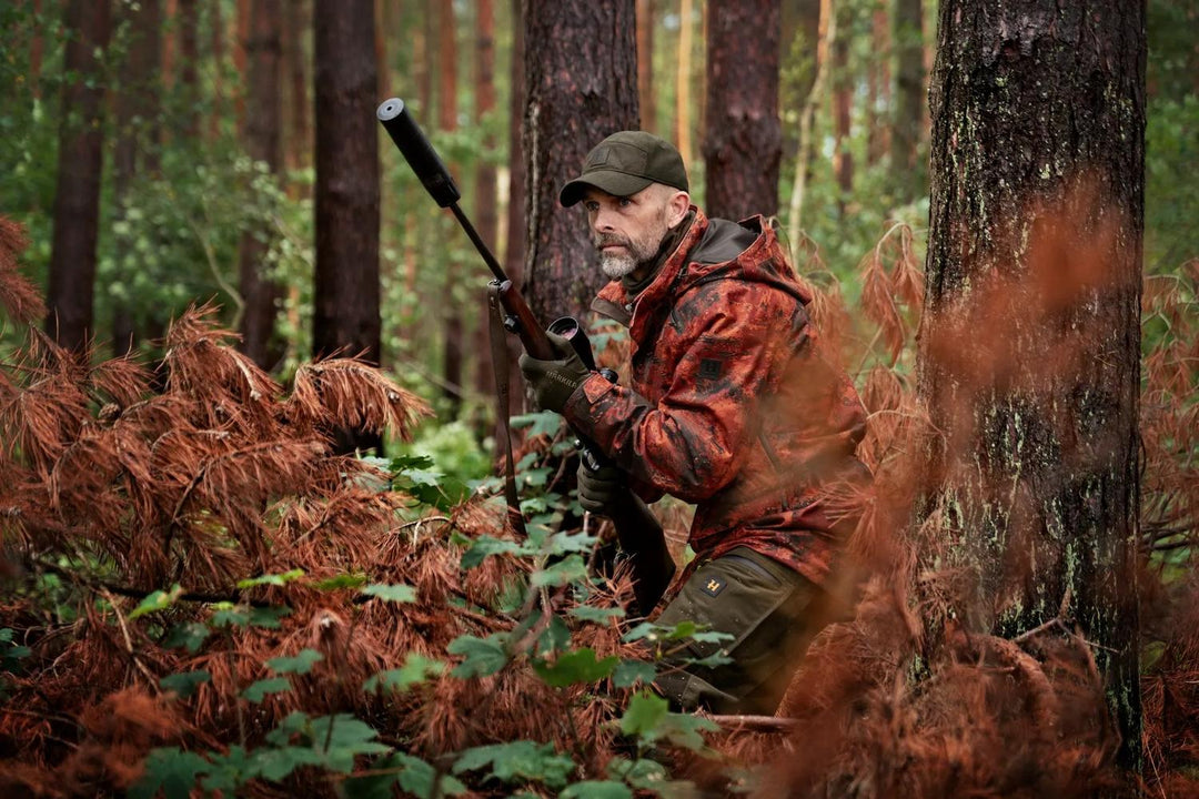 Harkila Forest Hunter GTX Camo Long Jacket in AXIS MSP® Autumn Orange