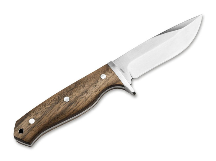 Böker Plus Walnut Drop Fixed Blade Hunting Knife