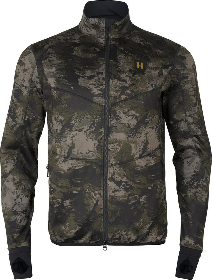 Harkila Härkila NOCTYX camo full zip fleece AXIS MSP®Black