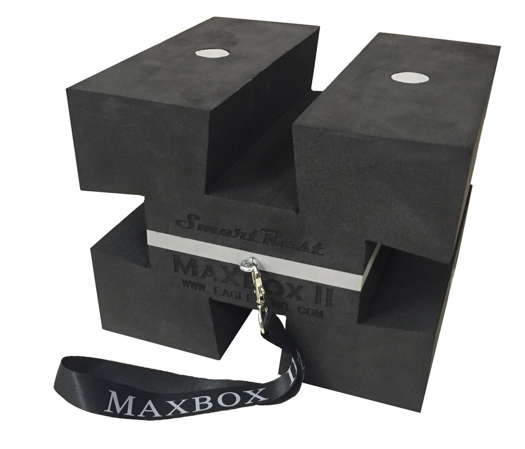 SmartRest MaxBox II - Two different sized cut out hold most rifles, Rotate to change between the shooting heights