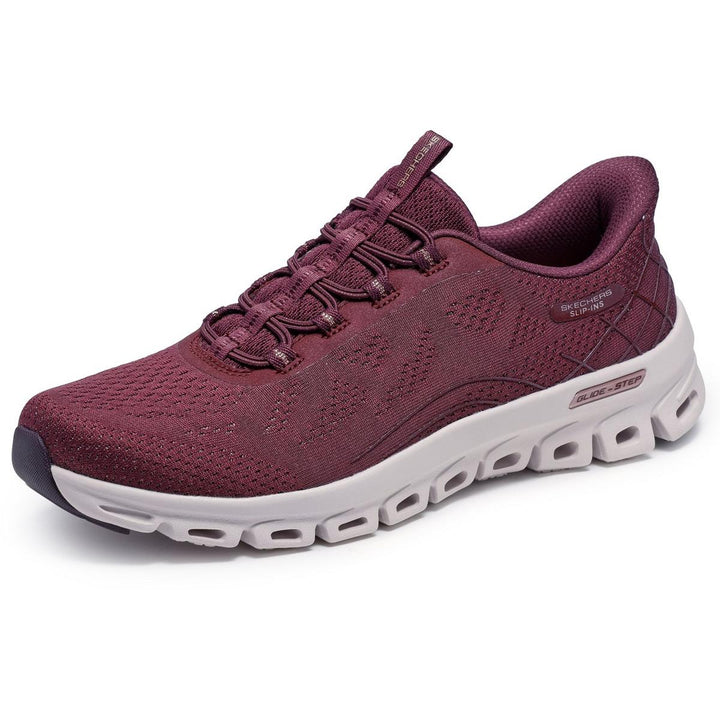 Skechers Glide-Step Elevate Amaze Trainers Burgundy