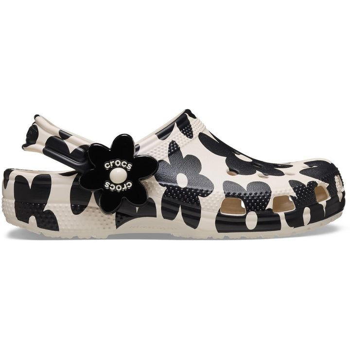 Classic Pop Petals Clog Kid Summit White/Black