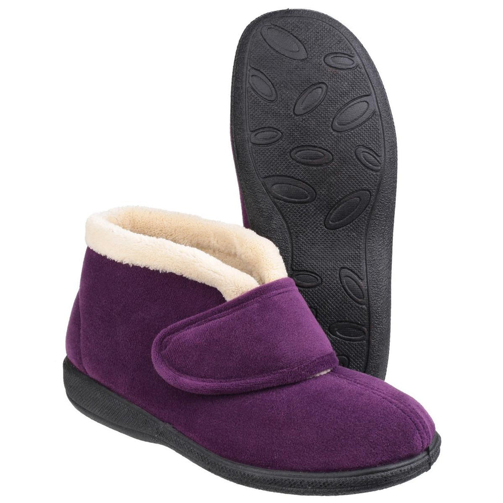 Fleet & Foster Levitt Bootie Slipper Plum – view 2