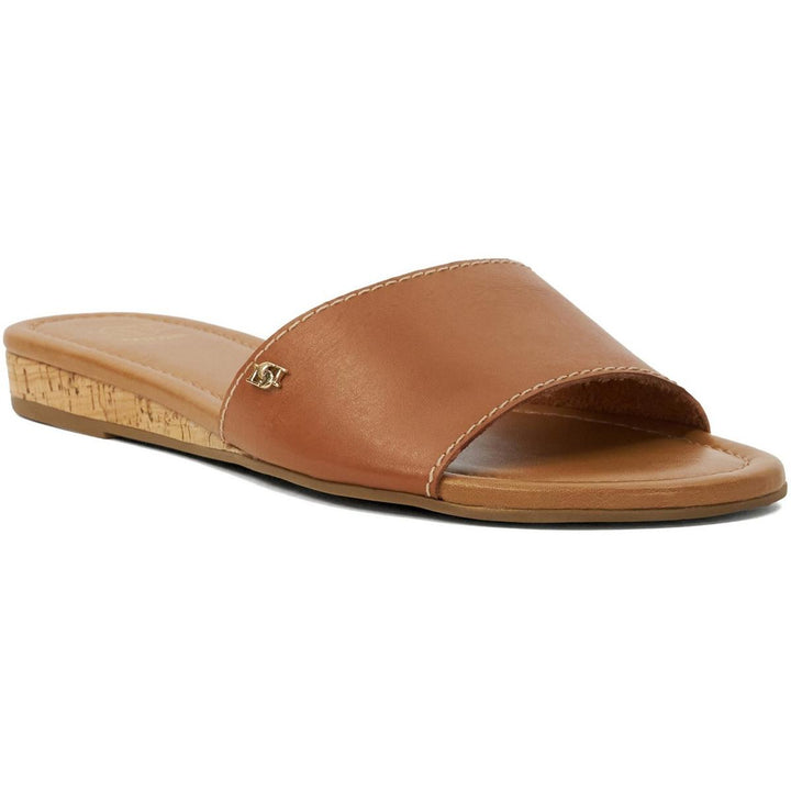 Dune Lino Sandal Tan