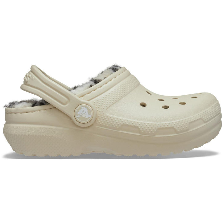 Classic Lined Clog Kid Bone (Plaid Lined)