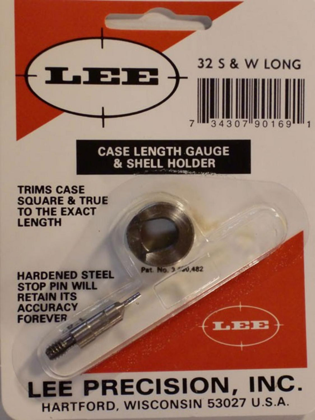 Lee Precision 32 S&W Long Case Length Gauge and Shell Holder