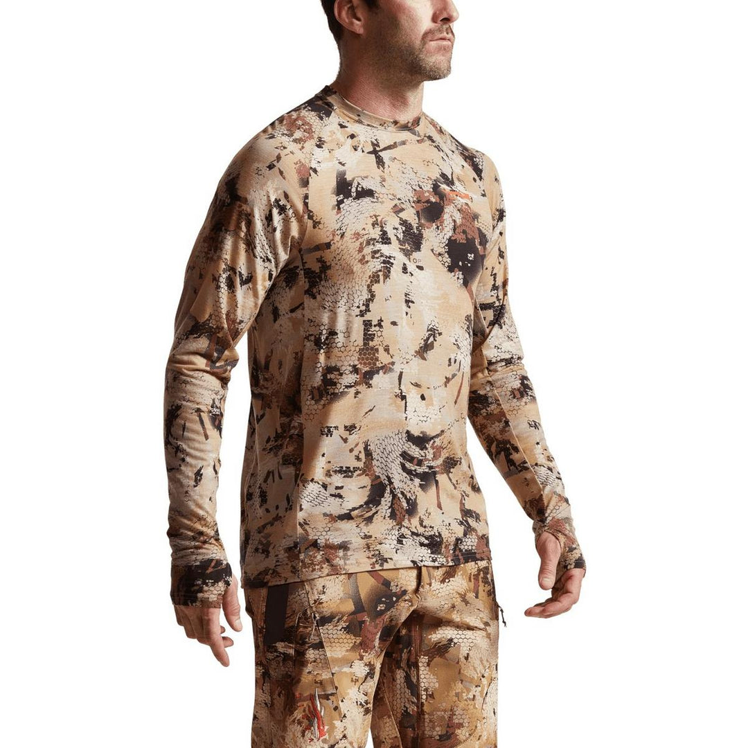 Sitka Core Merino 120 LS Crew Optifade Waterfowl