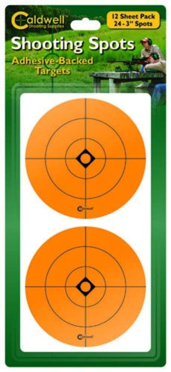 Caldwell 3 Inch Orange Shooting Spots 12 Sheets/24pk