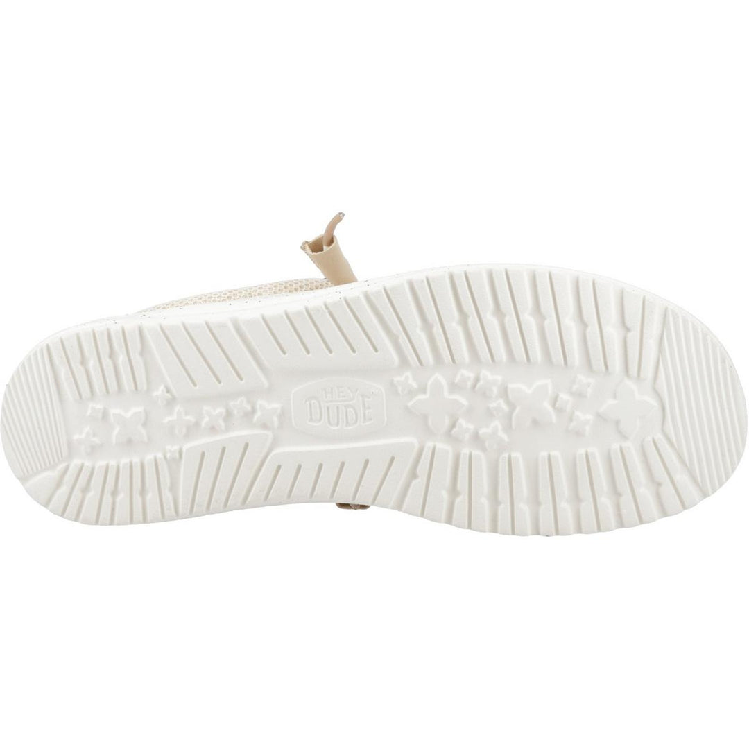 HEYDUDE Wally Stretch Sox Shoes Irish Cream/Egret