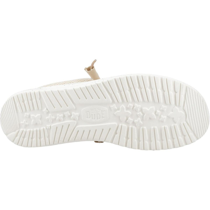 HEYDUDE Wally Stretch Sox Shoes Irish Cream/Egret