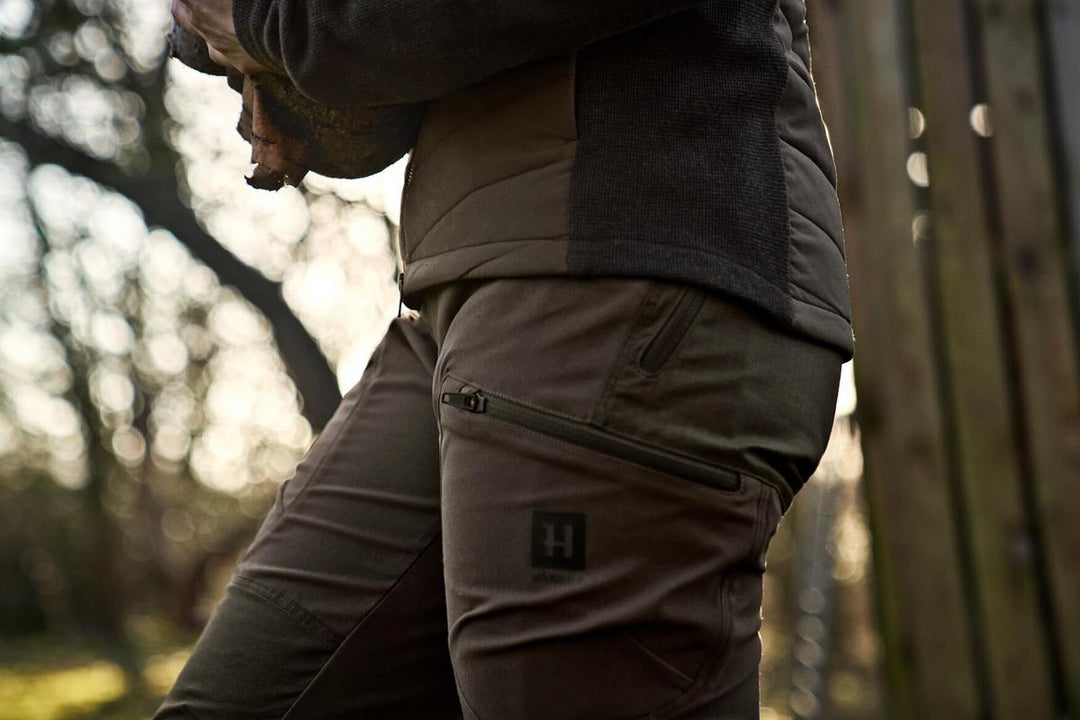 Harkila Runa trousers Women Slate brown/Willow green