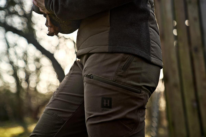 Harkila Runa trousers Women Slate brown/Willow green