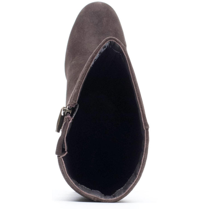 Oprah Suede Long Boot Chocolate