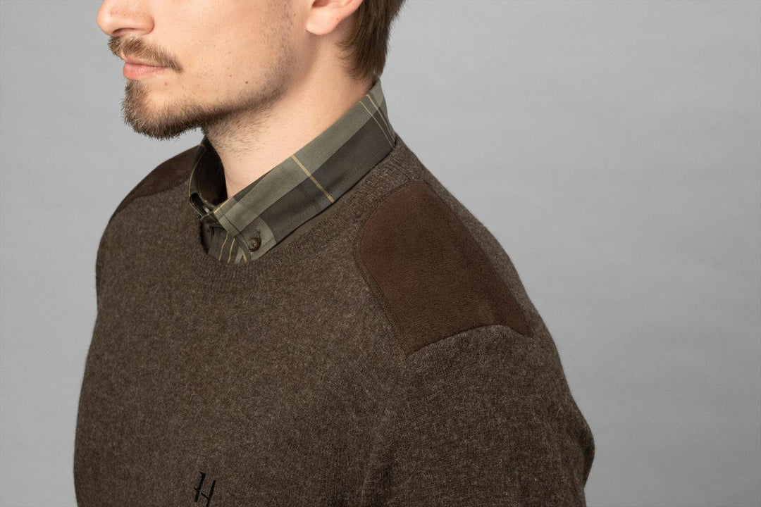 Arran pullover Slate brown