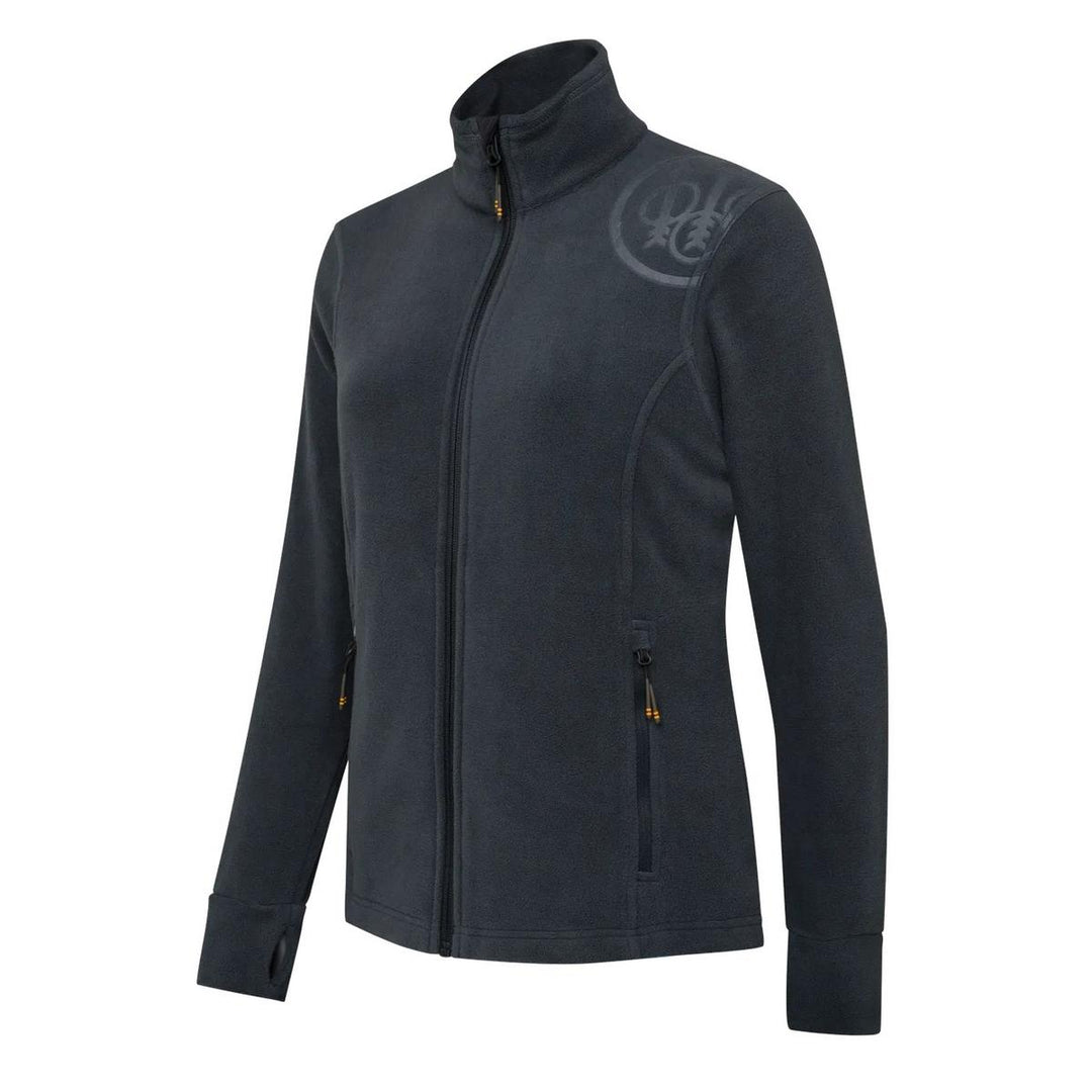 HP Logo W Full Zip  Ebony