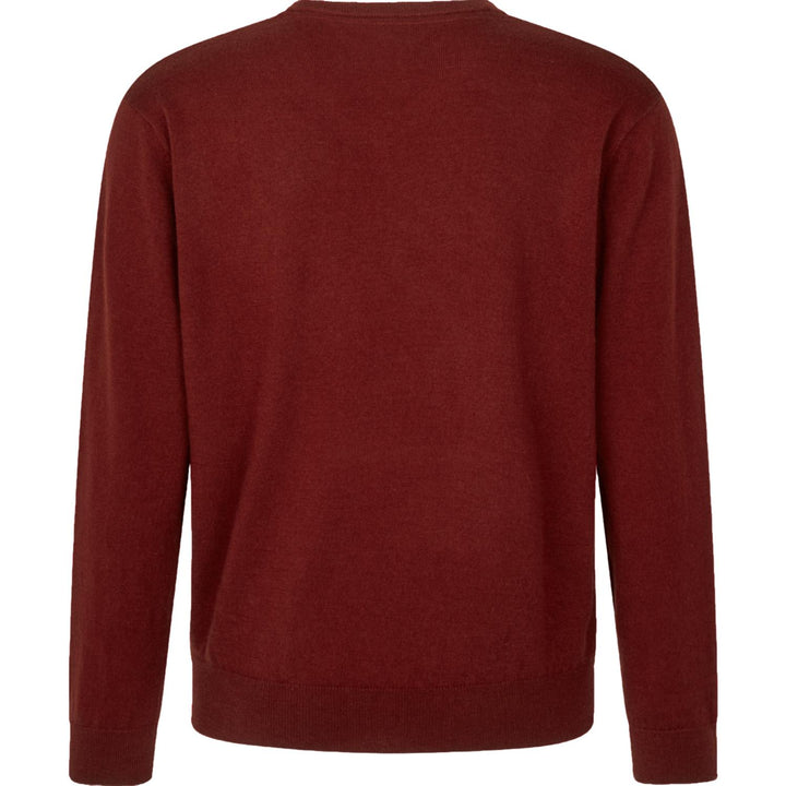 Seeland Pine V-Neck Pullover Merlot – view 2