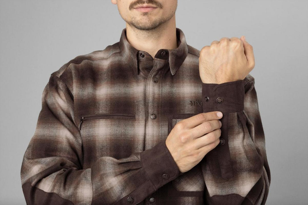 Harkila Folke shirt jacket Burgundy