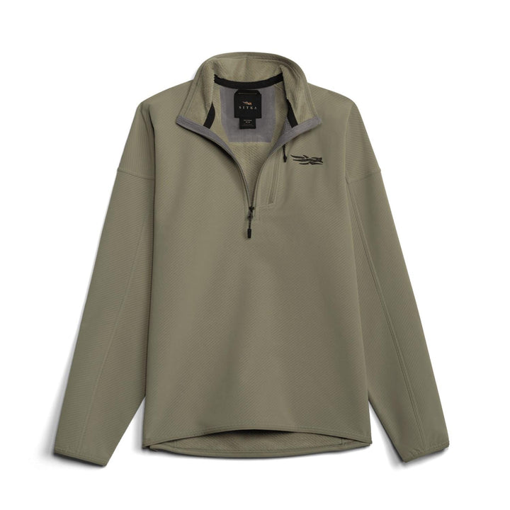 Sitka Alpha Fleece 1/4 Zip Pullover Dark Green Sage