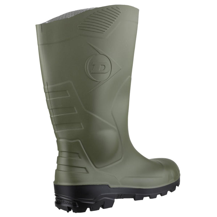 Dunlop Devon Full Safety Wellington Green/Black