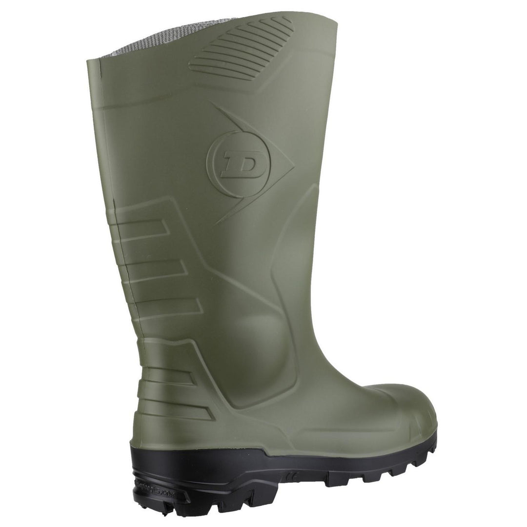 Dunlop Devon Full Safety Wellington Green/Black – view 5