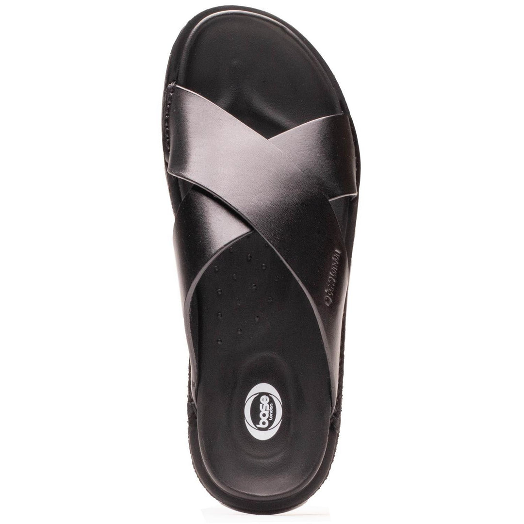 Drift Cross Strap Sandal Black
