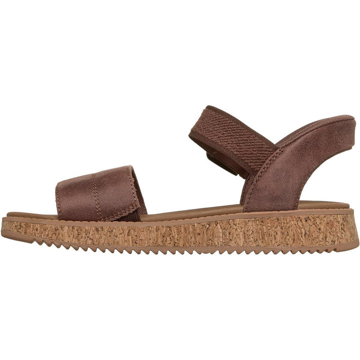 Skechers Bobs Sun Vibe Be Corky Sandal Chocolate