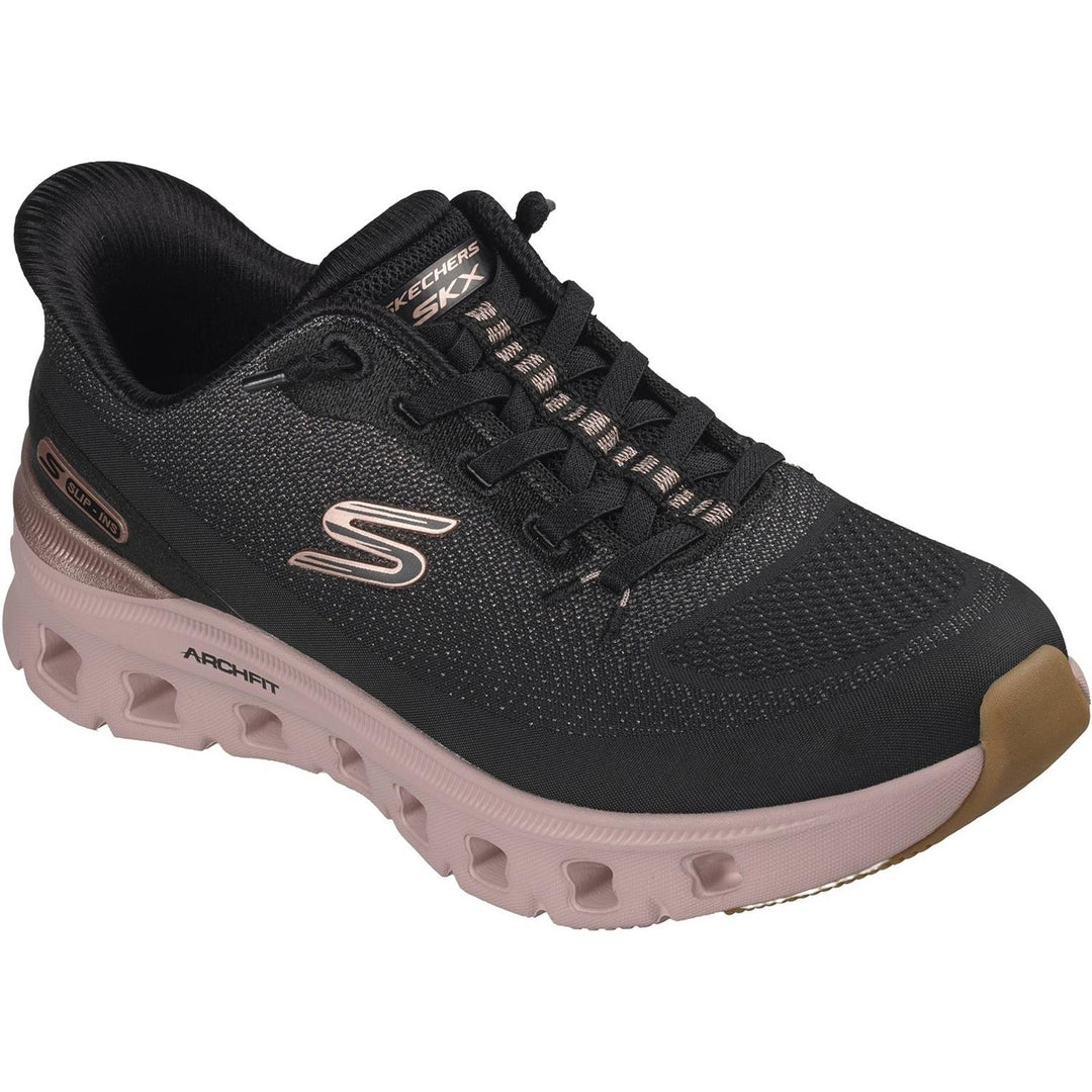 ARCH FIT GLIDE-STEP PRO GOLDEN PACE Black Mesh/Rose Gold Trim