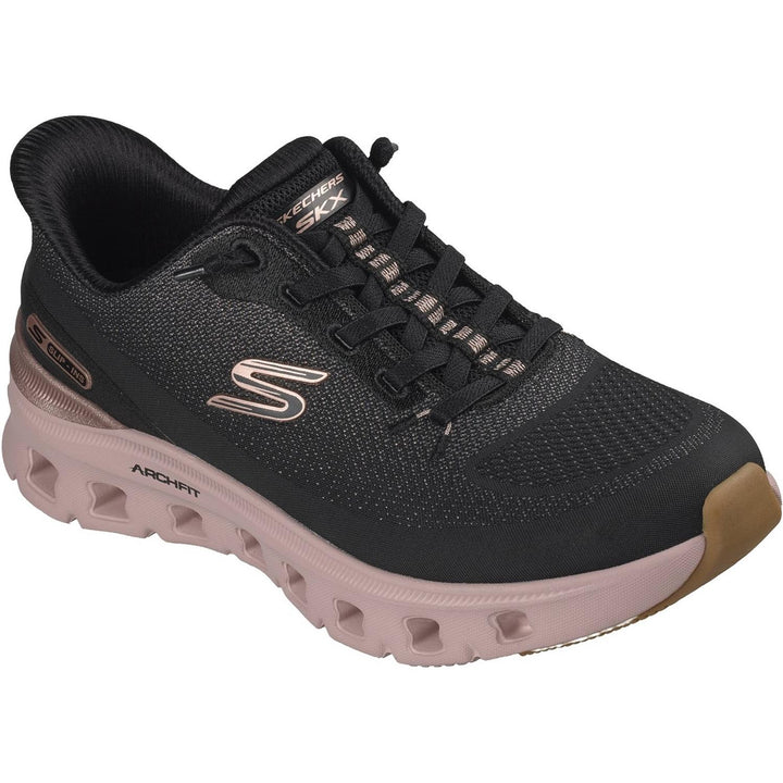 ARCH FIT GLIDE-STEP PRO GOLDEN PACE Black Mesh/Rose Gold Trim