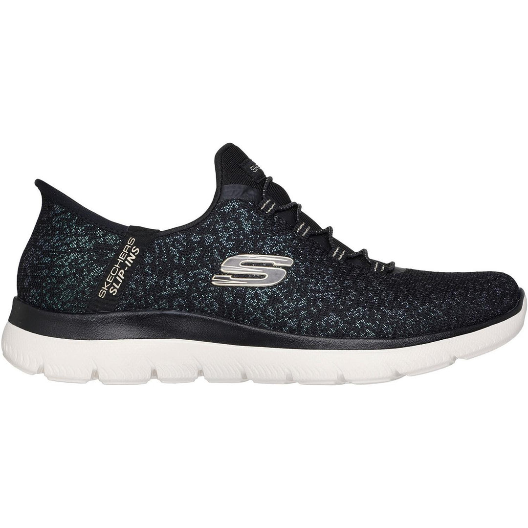 SUMMITS LUNAR GLOW Black Mesh/Gold Trim