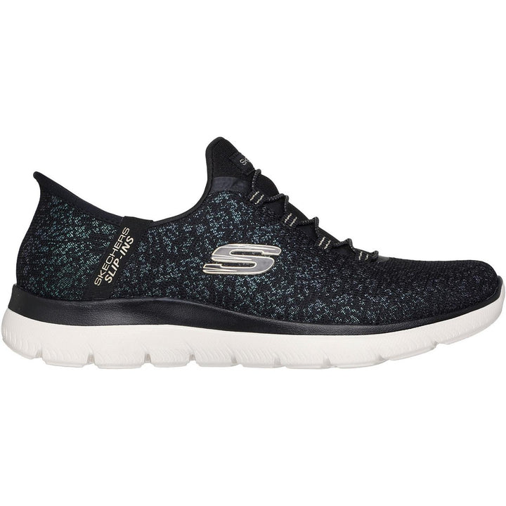 SUMMITS LUNAR GLOW Black Mesh/Gold Trim