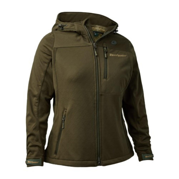 Deerhunter Lady Excape Softshell Jacket C48 Olive Green - Hunting jacket insulated weatherproof for Men